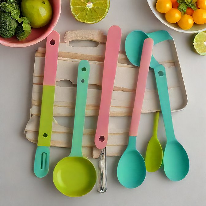 High-quality kitchen utensils and gadgets for cooking and baking, including silicone spatulas, stainless steel whisks, and wooden spoons, perfect for home cooks and professional chefs alike